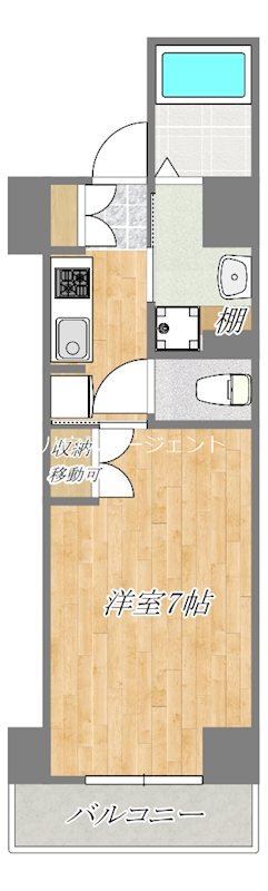 ステーション・タワー・ウラヤス 803号室 間取り