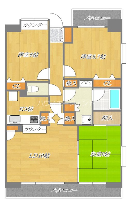 CITY SPIRE　西葛西 間取り図