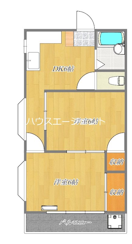 ラフォーレSHINOMIYA 201号室 間取り