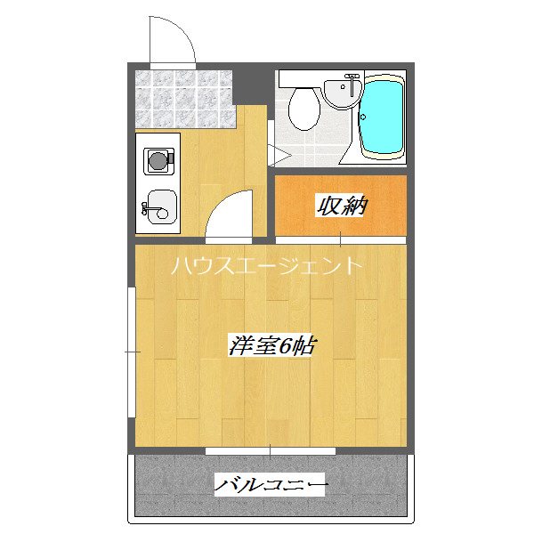 フォレストハウス中葛西 201号室 間取り