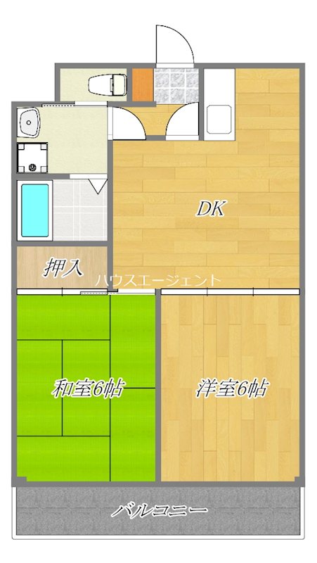 NF ビル 202号室 間取り