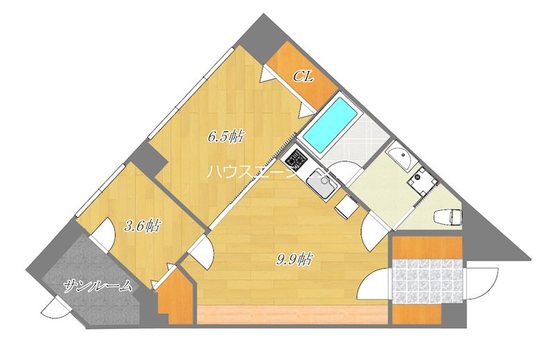 COCOハウス西葛西 501号室 間取り