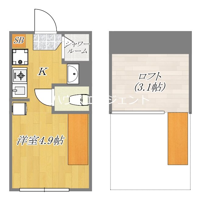 仮称）ハーモニーテラス中葛西二丁目 202号室 間取り