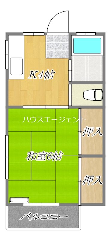 コーポ・佐光 201号室 間取り