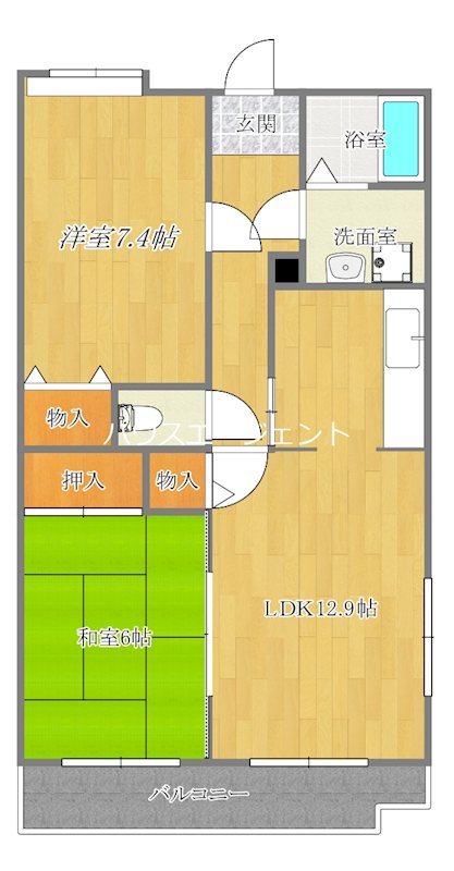 コーポレート東葛西第二 205号室 間取り
