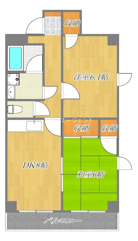 メッツ葛西 501号室 間取り