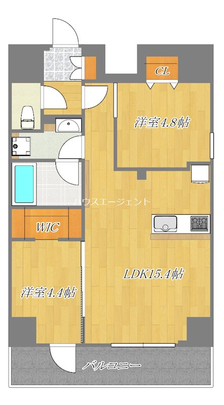 デュオフラッツ葛西 305号室 間取り