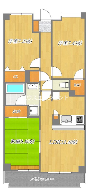 セレサ陽栄葛西 402号室 間取り