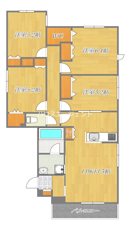 仮　南葛西6丁目メゾン　北棟 101号室 間取り