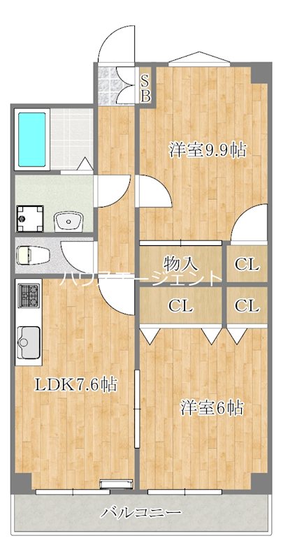 コウセツビル 302号室 間取り