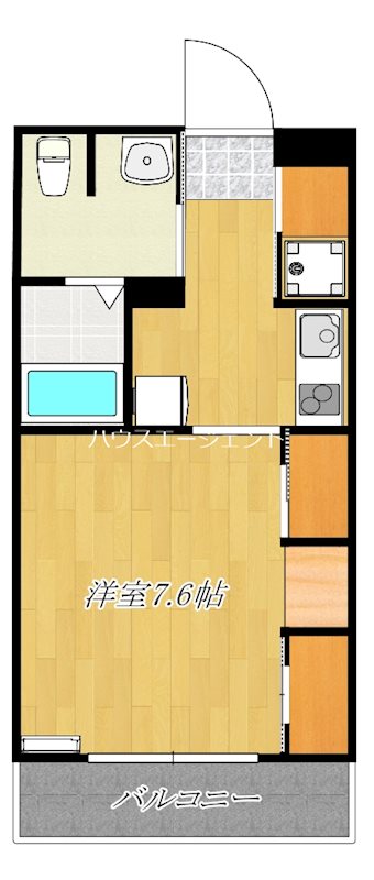 リブリ・アライ 203号室 間取り