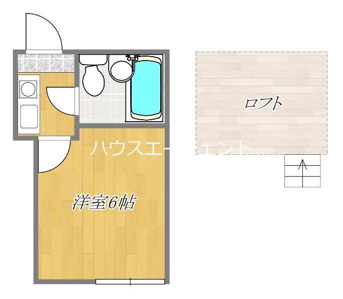 セント・メゾン宇喜田 201号室 間取り