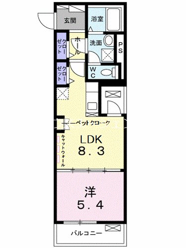 セイバリー西葛西Ⅰ 間取り図