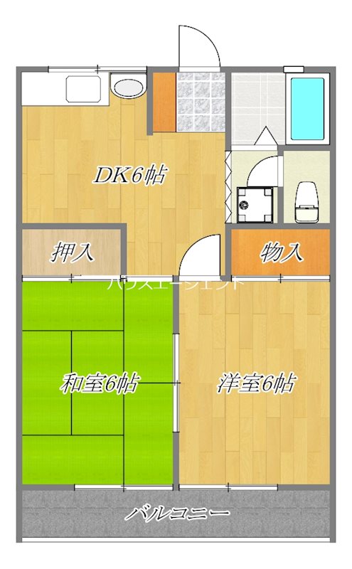 ヴェールハイツⅡ 205号室 間取り