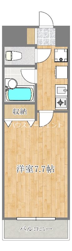 きららベガ 1104号室 間取り