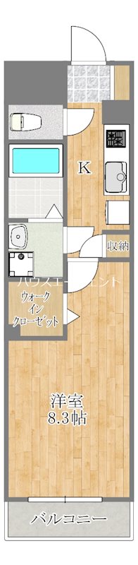 ルージェ東葛西 503号室 間取り
