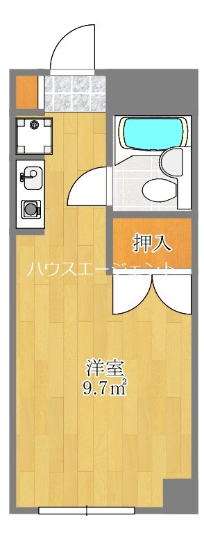 アルベール 402号室 間取り