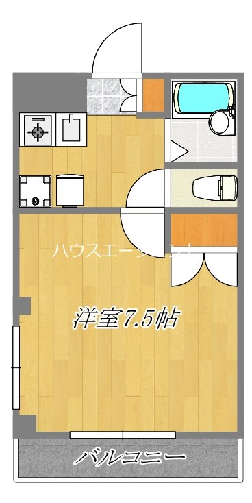 5・マルゴ 201号室 間取り