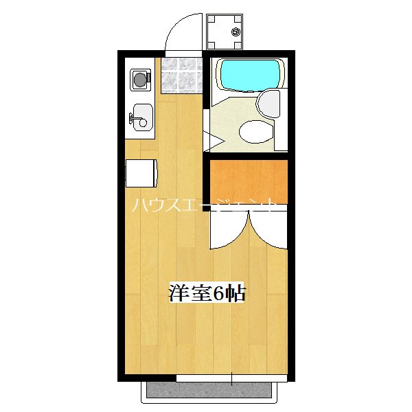 クレール２ 間取り図