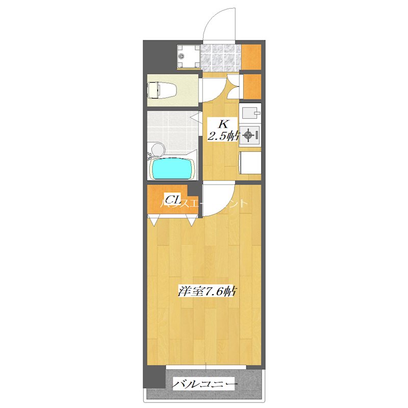 Ｋ・Ｍコート 406号室 間取り