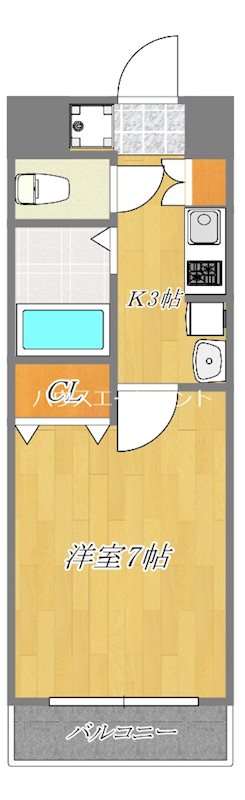 Ｋ・Ｍコート 605号室 間取り