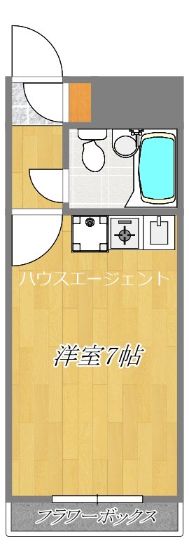 末広２５９ 10C号室 間取り