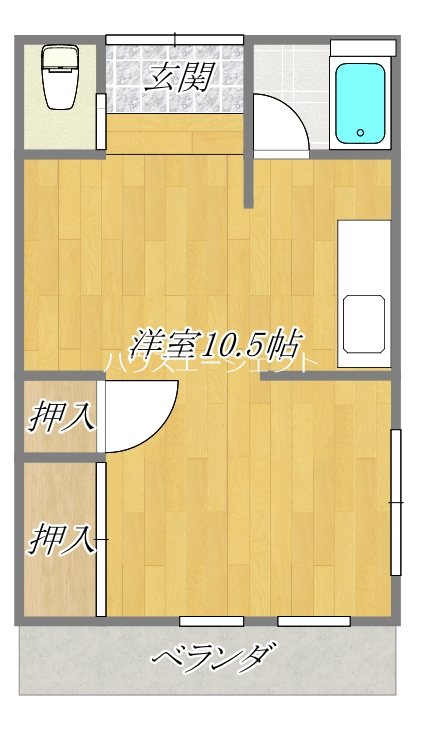 第２佐久間ハイツ 102号室 間取り