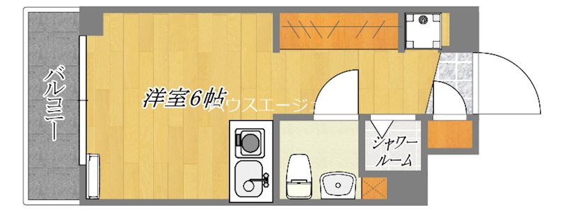 フローラ５ 543号室 間取り