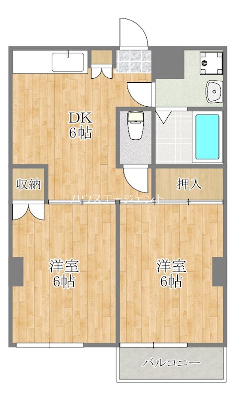 保戸田マンション 302号室 間取り