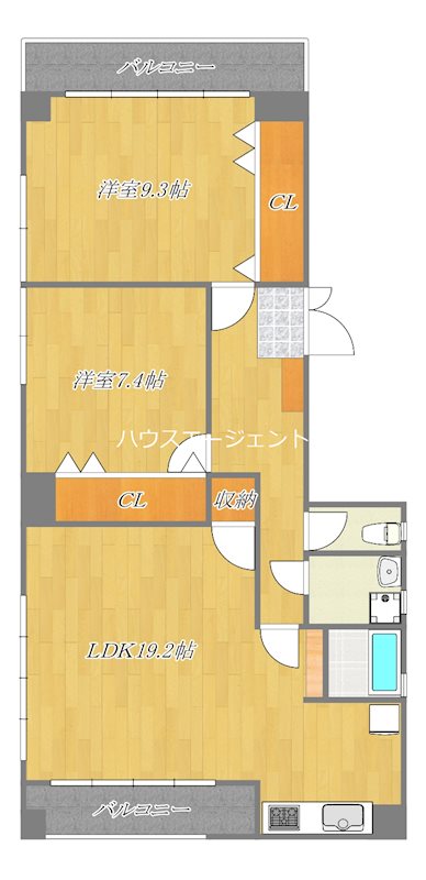 マンションサイコー 301号室 間取り