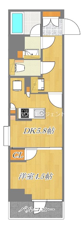 プレディアコート西葛西 206号室 間取り