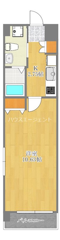 コモン西葛西 708号室 間取り