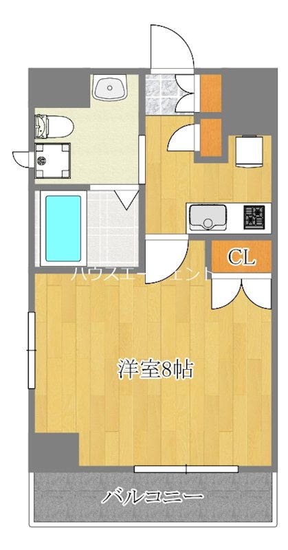 ＷＥＳＴ　ＶＩＮＥ　Ⅰ  709号室 間取り