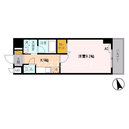 ソシア西葛西 1002号室 間取り