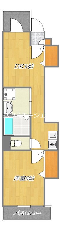 nest-1 101号室 間取り
