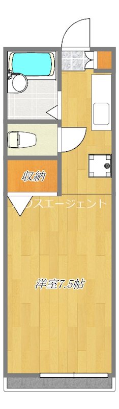 メゾン・ド・テイト 205号室 間取り