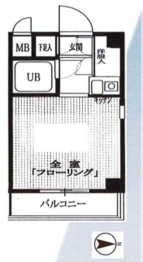 コーポレージ中葛西 208号室 間取り