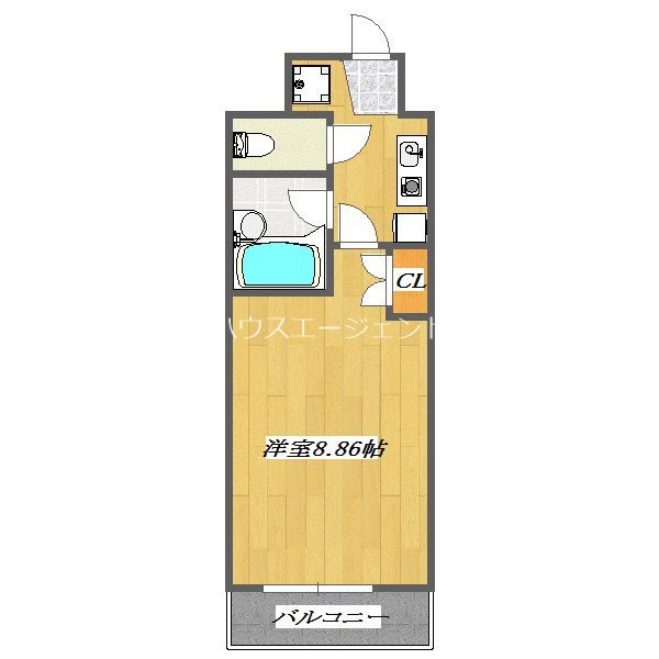 サリエラ 102号室 間取り