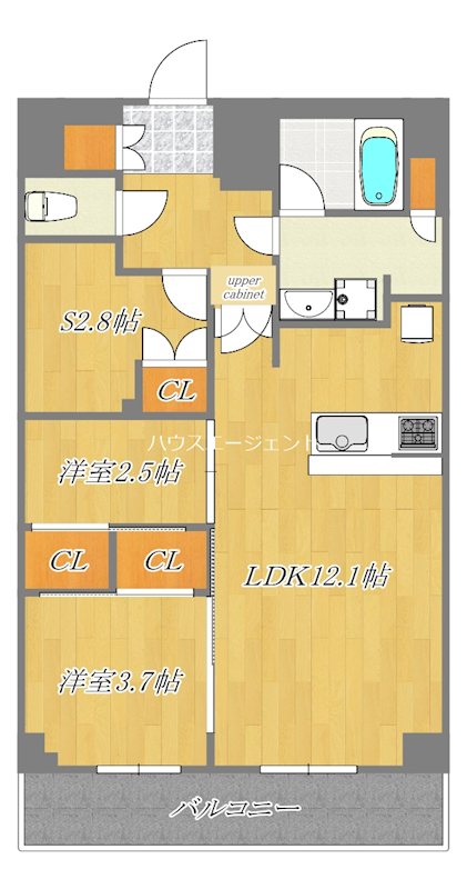 コンフォリア東葛西 403号室 間取り