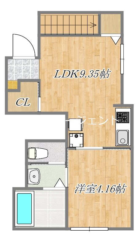ルシェル葛西 103号室 間取り