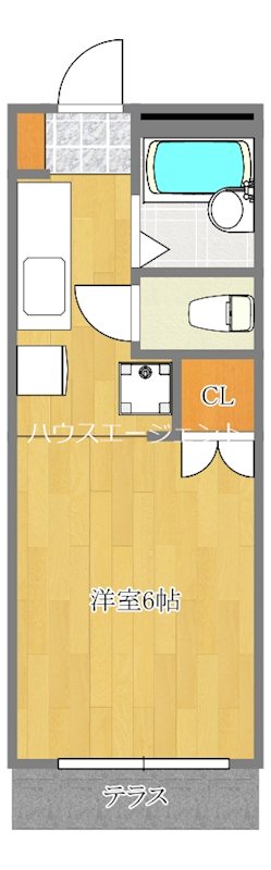 メゾンモリ 109号室 間取り