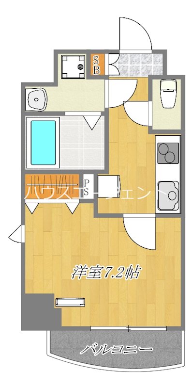 リブリ・First 802号室 間取り