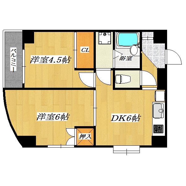 メゾン・ド・リプレット 403号室 間取り