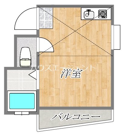 L－ステアーズ 201号室 間取り