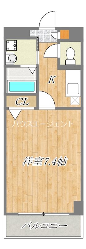 ＭＯＭＡ 403号室 間取り