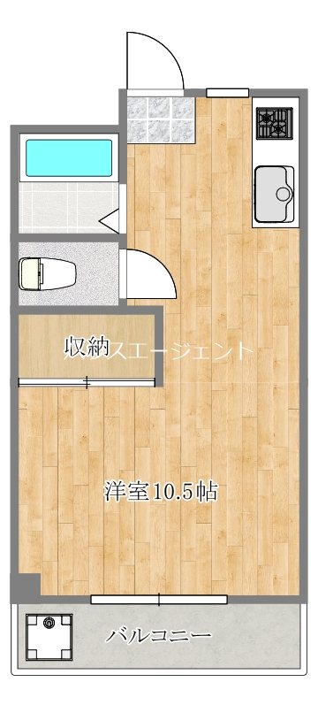 第2コーポマキ 302号室 間取り