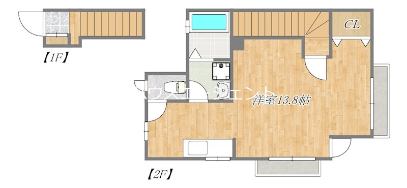 イースト　ビレッジ 202号室 間取り