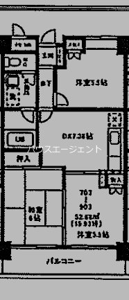 プレーネ西葛西 703号室 間取り