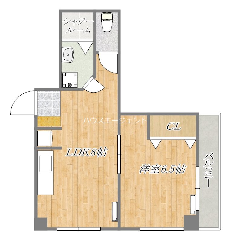 第１マンションよしの 402号室 間取り