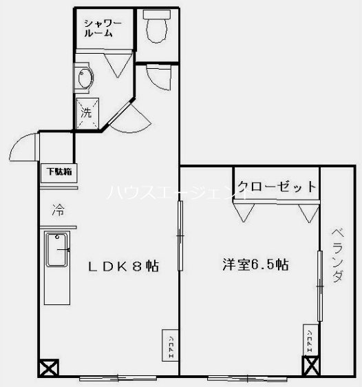 第１マンションよしの 402号室 間取り